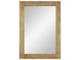 Miroir salle de bain, miroir de toilette marron 50x70x2,5 cm bois de manguier cf62650
