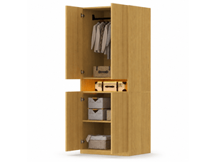 Armoire     <strong>MODERNLUXE</strong> <strong></strong> coloris naturel largeur 55 cm