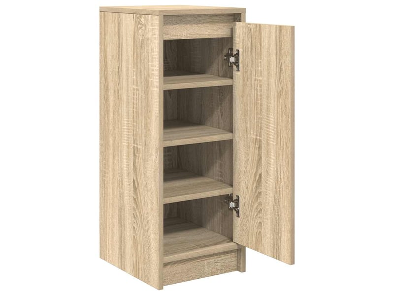  Meuble à chaussure, armoire à chaussures chêne sonoma 29,5x34x76 cm bois ingénierie  - Conforama E