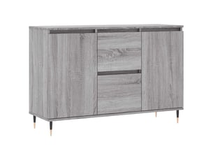 Buffet - bahut - meuble de rangement sonoma gris 101,5x35x70 cm bois d'ingénierie
