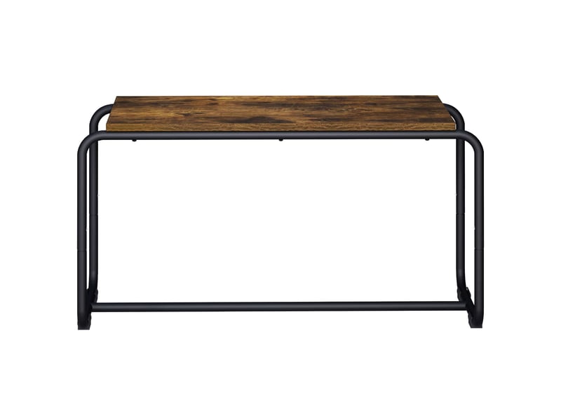  Meuble tv moderne, banc tv 80x35,5x42 cm chêne fumé bois d'ingénierie  - Conforama C