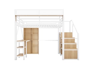 Lit mezzanine 140x200 cm OPULERANE TRADING LTD coloris blanc