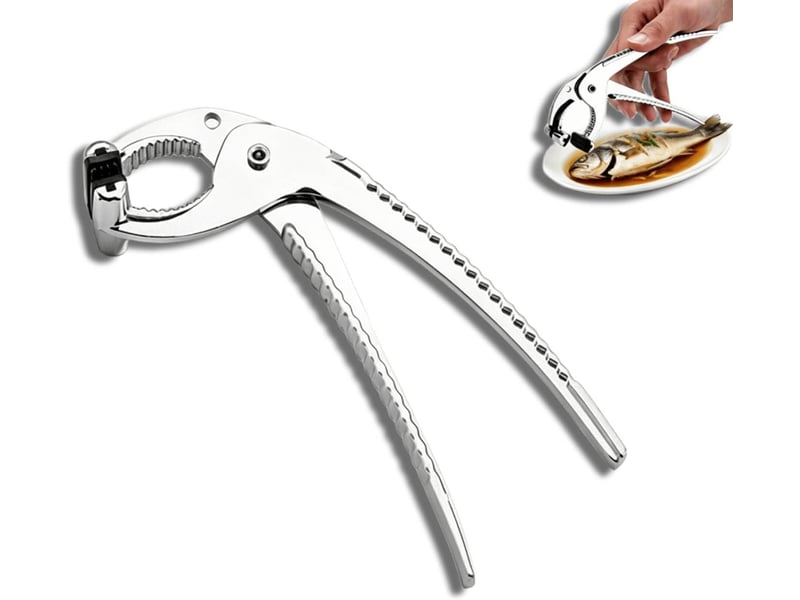 Pince à four, anti-brûlure bol clip,pince en acier inoxydable,anti-chaud anti-dérapant bol clip,clips anti-brûlure en acier inoxydabl ERFDS-GXD00906-GXD - Conforama A