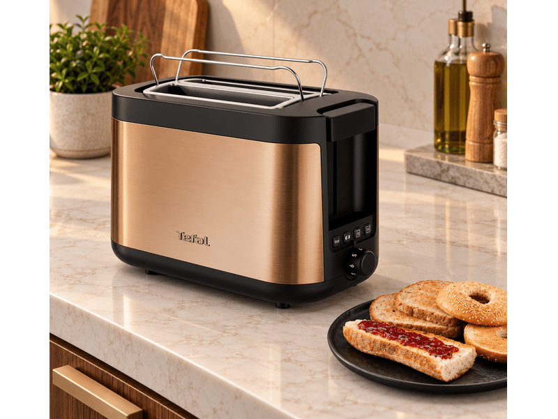  Grille-pain coppertinto tefal tt430g10  - Conforama B