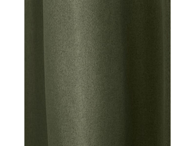  Rideau thermique fjord 140 x 180 cm – toile polyester – doublure polaire noire - 140x180cm - vert kaki  - Conforama D