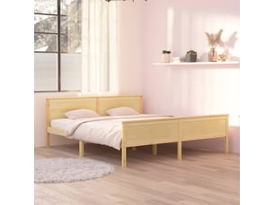 Lit 2 places 180x200 cm coloris marron