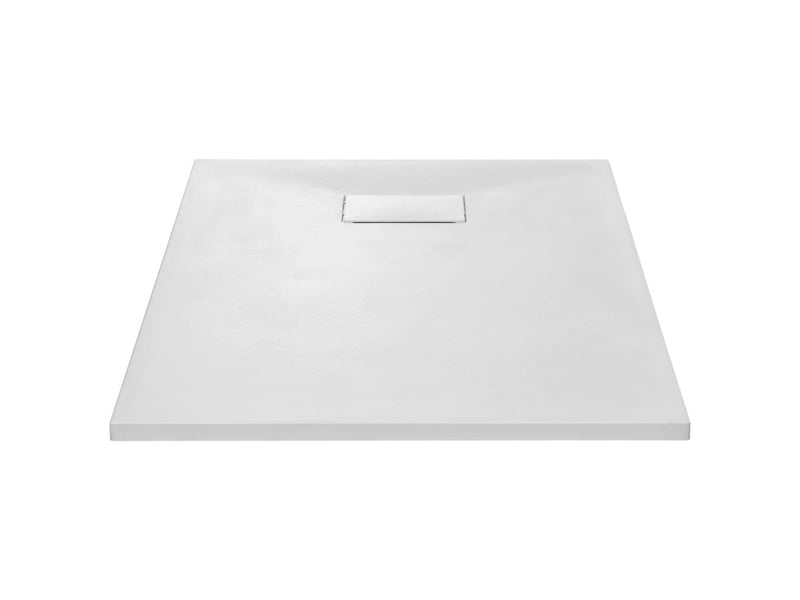  Bac de douche receveur de douche rectangulaire salle de bain maison intérieur trou de drain standard de 9 cm smc 100 x 70 cm blanc 02_0003444  - Conforama C