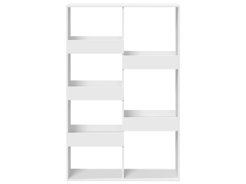  Bibliothèque, armoire à livres blanc 100x33x155,5 cm bois d'ingénierie  - Conforama D