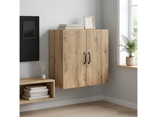 Armoire     <strong></strong> <strong></strong> coloris bois clair largeur 59 cm