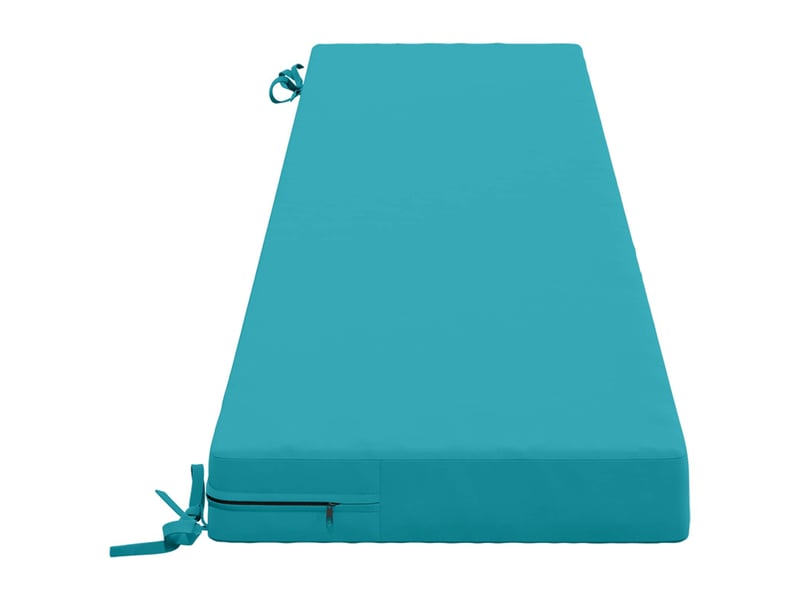 Coussin de banc, coussin d'assise, coussin de canapé soest 100 % polyester turquoise 170 x 40 x 8 cm cf53646 - Conforama D