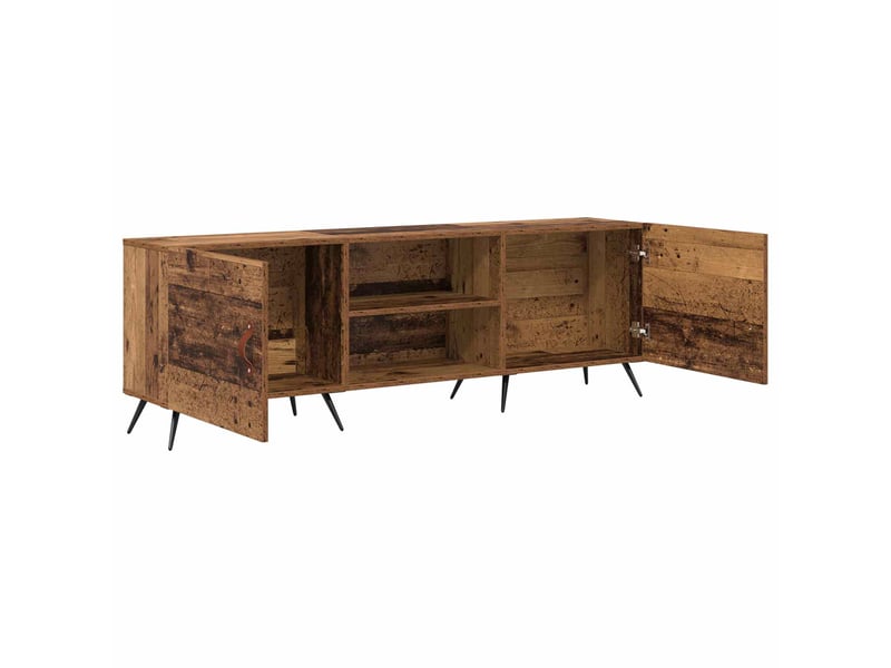  Meuble tv - banc tv - meuble de rangement 150 x 30 x 50 cm bois ancien bois d'ingénierie  - Conforama E