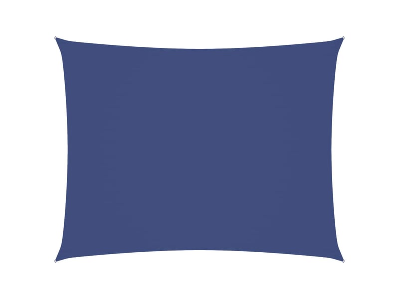  Voile de parasol - voile d'ombrage tissu oxford rectangulaire 3x4 m bleu  - Conforama A