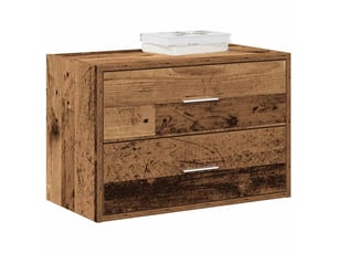 Commode 2 tiroir(s)    <strong></strong> <strong></strong> coloris bicolore largeur 60 cm