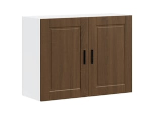 Armoire murale de cuisine porto chêne marron bois d'ingénierie shl4048