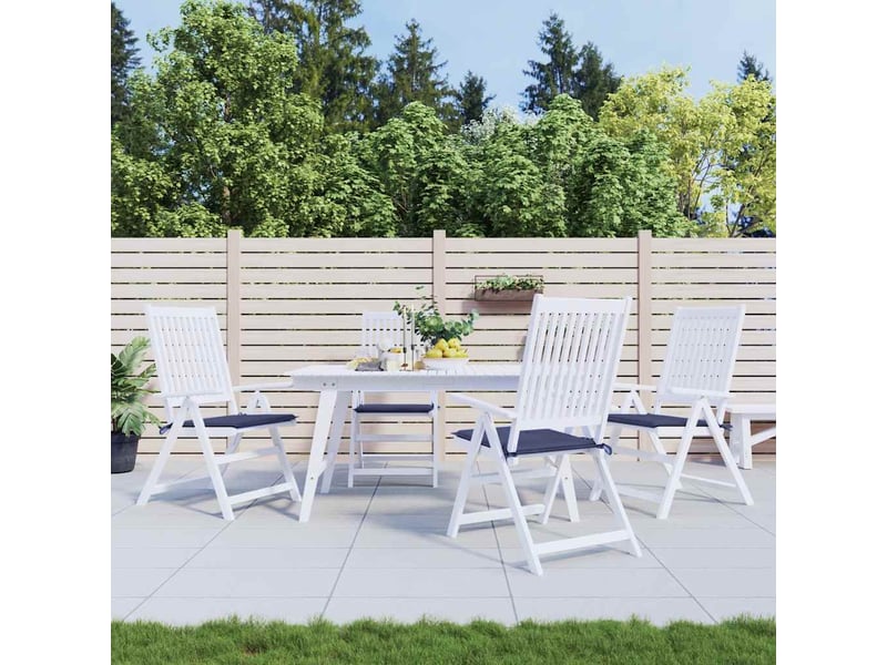  Lot de 4 coussins de palette, coussins de canapé bleu marine 40x40x3cm tissu oxford cf59732  - Conforama B