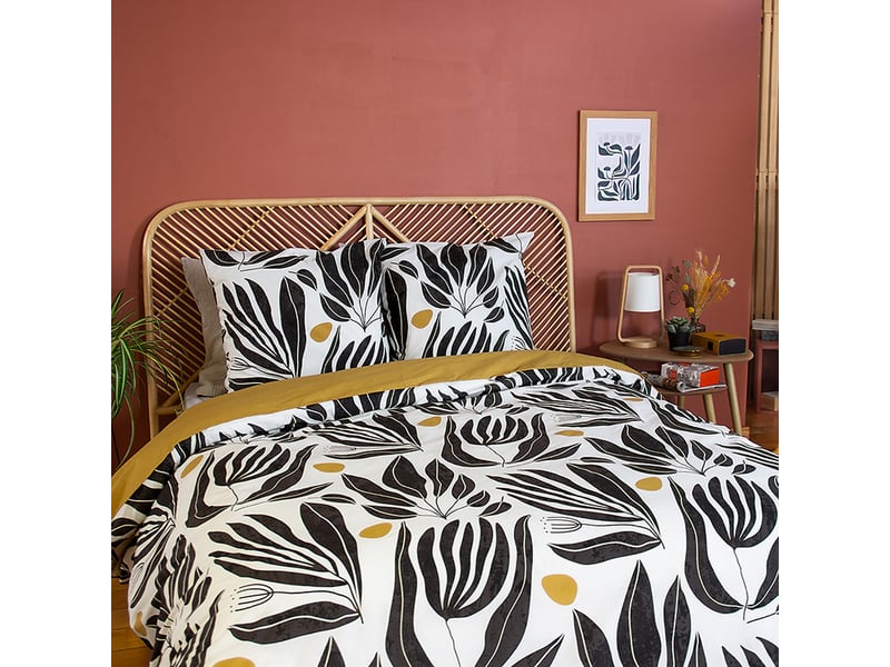  Parure de lit 220x240 cm coton nolie PD23233 - Conforama B