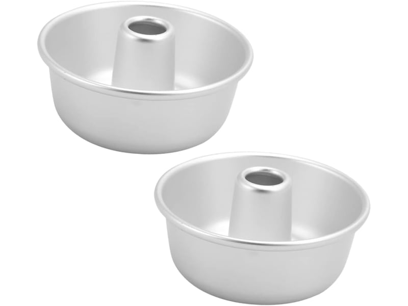  2pièces moule à donuts alliage aluminium de antiadhésif pour cuisson de gâteaux brownies et desserts ustensiles de pâtisserie 12.2*12.2*4.5 cm Cake tin - Conforama A