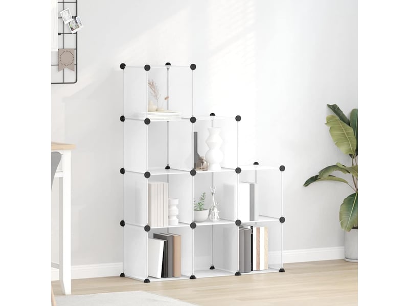 Cubes de rangement 9 pcs transparent pp - Conforama B