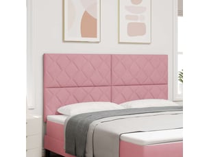Tete de lit A poser largeur 180 cm   rose