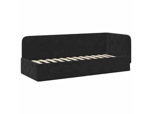 Lit simple 80x200 cm    coloris noir