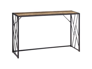 Console 0 tiroir(s)  coloris marron <strong></strong> <strong></strong>