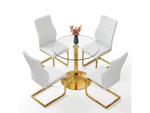 Ensemble table rond(e)  4 chaise(s)    
