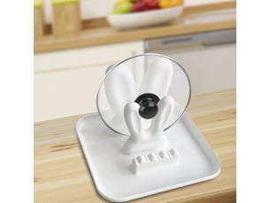 Repose-cuillère avec support de couvercle de casserole, repose-cuillère pour ustensiles de cuisine repose-ustensiles de cuisine