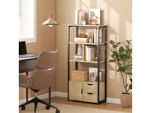 Bibliotheque coloris  bicolore 3 étagère(s) <strong>PANGIVO</strong> <strong></strong> - 58 cm x 122 cm