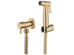 Pulvérisateur de toilette acier inoxydable pour bidet & wc kit complet