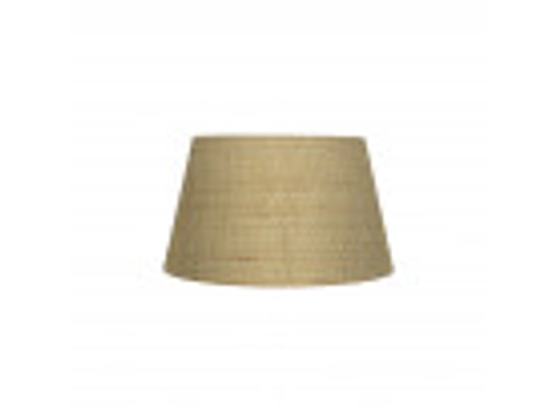 Abat-jour conique ouvert fabrilamp salma naturel, e27, ø 30 cm, h 17 cm 178313086 - Conforama B