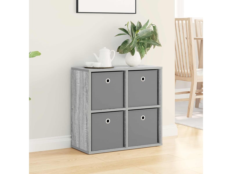  Buffet - bahut - meuble de rangement gris sonoma 59,5 x 27 x 57 cm  - Conforama D