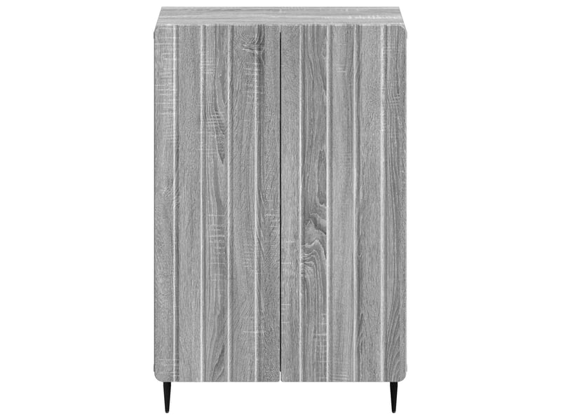  Meuble à chaussures, cabinet à chaussures zwolle 59,5x39,5x91,5 cm sonoma gris  - Conforama D