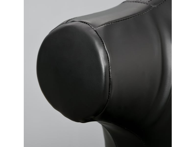Mannequin de boxe sur pied 63 x 63 x 180 cm noir en acier, base à ventouses pour entraînement adulte - Conforama E