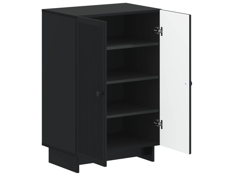  Meuble à chaussures, armoire à chaussures ede 59,5x39,5x90 cm bois d'ingénierie shl4138  - Conforama C
