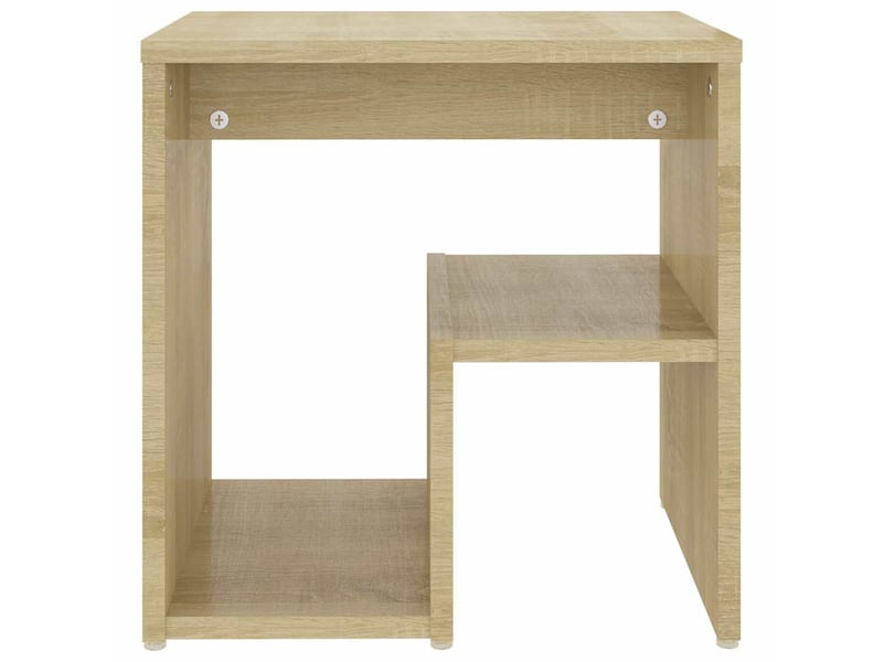 Table de chevet - cabinet de chevet - table de nuit chêne sonoma 40x30x40 cm bois d'ingénierie - Conforama B