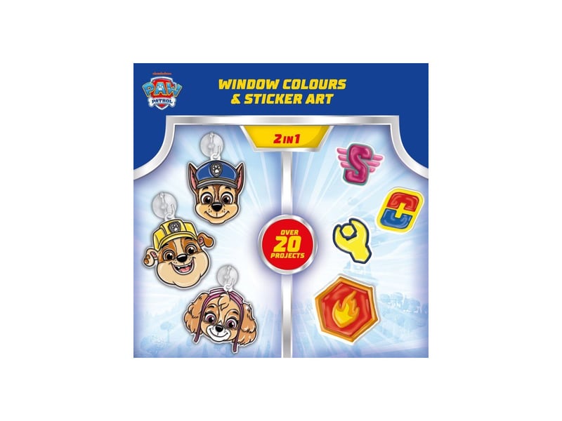  Decor fenetre pat patrouille 2 en 1 vitaux a suspendre + stickers amovibles avec coupelles ventouse 10 couleurs LIS8008324118847 - Conforama C