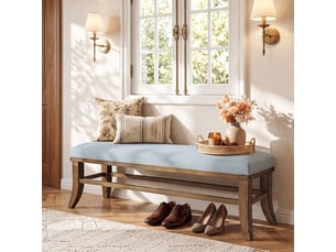Banc  coloris marron <strong>TRIBESIGNS</strong> <strong></strong> - 140 cm