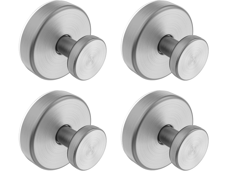  Crochets à ventouse de douche pour mur de porte en verre de fenêtre de salle de bains, paquet de 4, argent, gris - cc005591zls CC005591ZLS - Conforama A