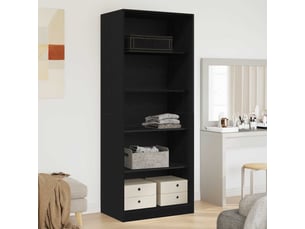 Armoire     <strong></strong> <strong></strong> coloris noir largeur 80 cm
