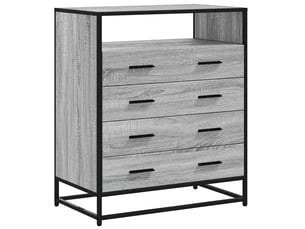 Commode 1 tiroir(s)    <strong></strong> <strong></strong> coloris gris largeur 70 cm
