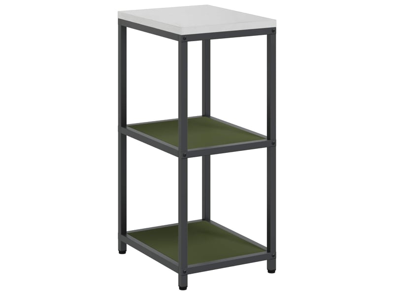Étagère de cuisine, étagère de rangement hattem vert olive 40x50x92cm acier - Conforama A