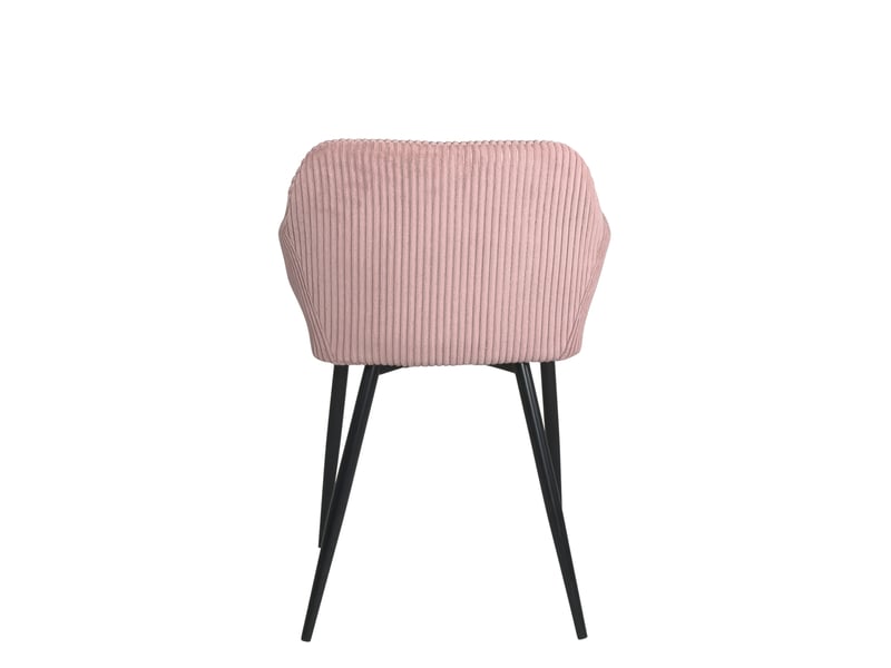  Petit fauteuil miro en velours côtelé rose 752-MIRO-ROSE - Conforama W