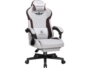 Fauteuil gaming  GT832-BROWN avec assise réglable en hauteur
