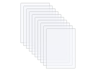 Plaque acrylique transparente plaque plexiglas pour le remplacement du verre 10 pièces 180 x 130 x 1mm