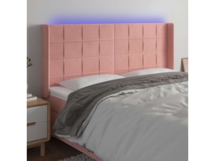 Tete de lit A poser largeur 203 cm rose