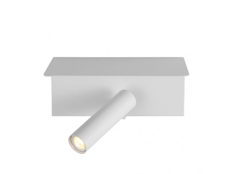  Applique murale fabrilamp leonardo blanc led intégrée 3 w 150 lm 4000 k 14x18x14 cm 171661001 - Conforama C