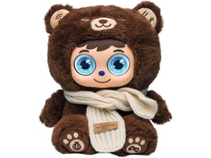 Peluche interactive ai elo yeno marron avec controle parental