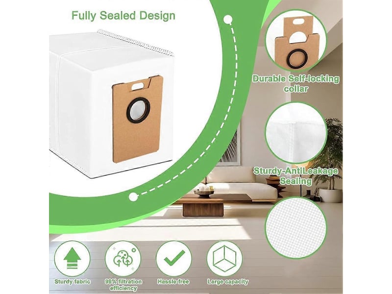 Vacuum cleaner bags for tapo rv20 max plus, tapo rv30 max plus, dust bags for tapo robot vacuums, rva202 robot dust bags - Conforama B