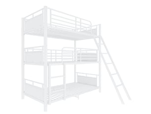 Lit superposé 90x200 cm MODENUIT coloris blanc