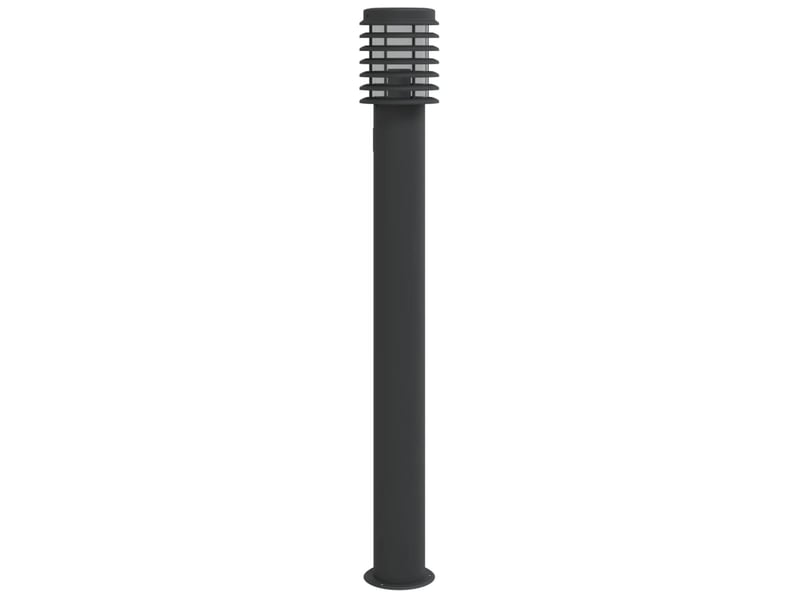  Lampadaires d'extérieur avec sortie 3 pcs acier inoxydable noir 02_0042572  - Conforama D